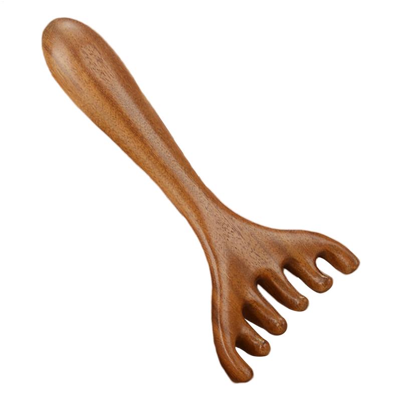 Five-Claw Scalp Massager Gua Sha Tool Back Scratcher Spa Handheld Meridian Massage Comb Hair Care