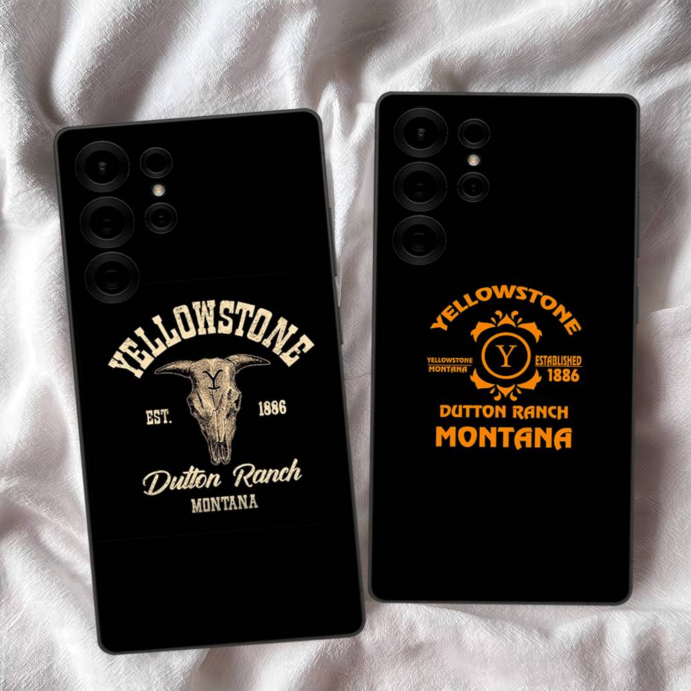 Popular Y-Yellowstone D-Dutton R-Ranch Phone Case For Samsung S 24 fe 25 Ultra plus 20 lite 21 30 22 23 24 22 Ultra 5G Fundas