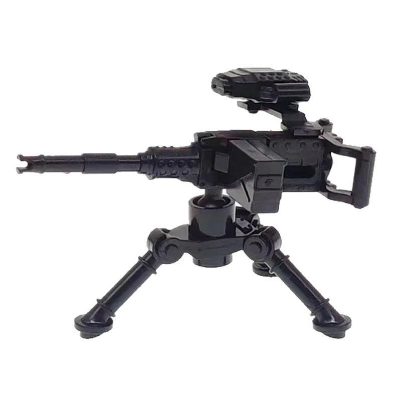 

Військова зброя Другої світової війни Будівельні блоки Фігурка солдата Іграшка Gatling M2 Важкий кулемет NSV M19 Коробка Гвинтівка Кульовий ланцюг Міномет K045