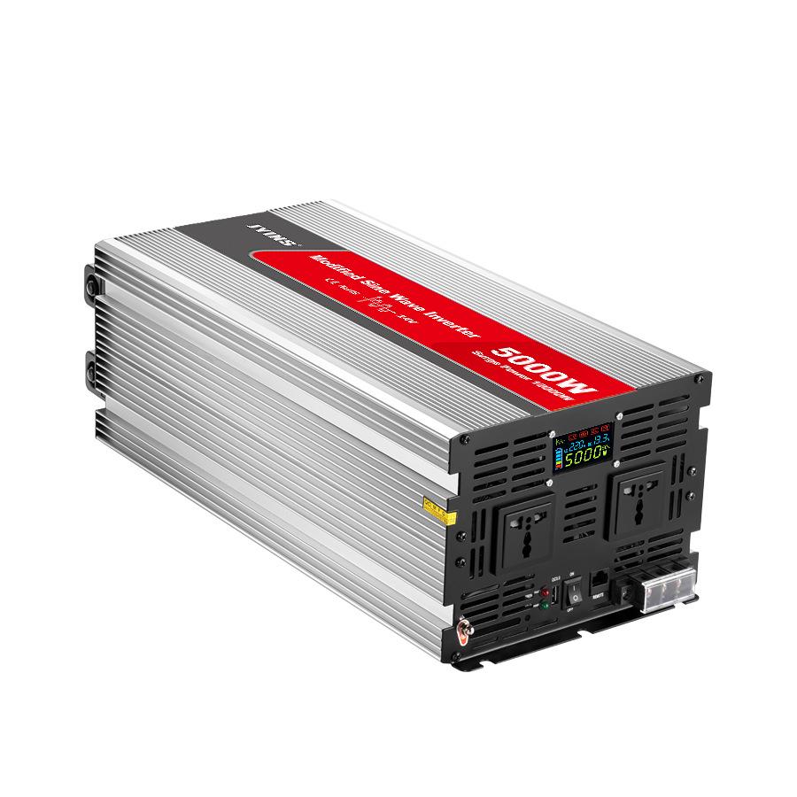 High-Power Modified Sine Wave Inverter 12V/24V To 220V, 5000W for Car, Solar, Home