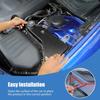 Car Coolant Pot Cover Decoration Stickers Fit For Dodge Charger 2011 Up,  For Dodge Challenger  For 300C 2011 Up ABS Interior Accessories