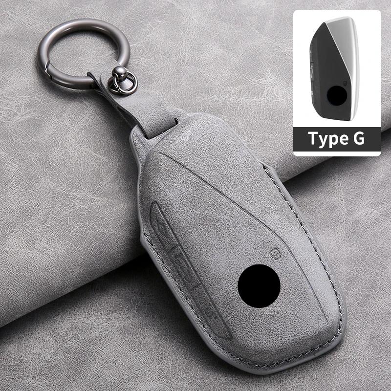 Kožené pouzdro na klíč od auta Kryt Skořepina pro BMW I7 X7 G07 LCI IX I20 X1 U11 Řada 7 G70 G09 XM U06 G81 M3 2023 Chránič Fob Klíčenka