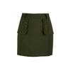 J Jane Flap H-Line Skirt (Khaki)