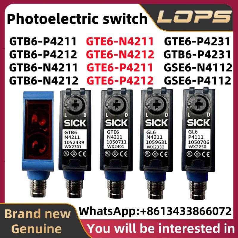 GTB6-P4211 P4212 N4211 N4212 P4231 GTE6-N4211 N4212 P4211 P4212 P4231 N4112 P4112 Genuine SICK photoelectric switch sensor