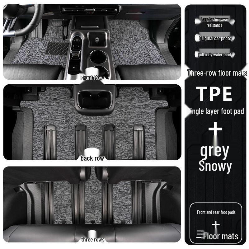 Lynk & Co 900 TPE Floor Mats 2025: Full Coverage Decorative Interior Car Accessories