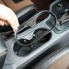 A87Q-Car Carbon Fiber ABS Gear Water Cup Frame Cover Trim for Ford Ranger 2015- Car Interior