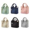 Tote Bag Shopping with Pocket Top Handle Portable Zipper Closure Daily Use Travel Shoulder