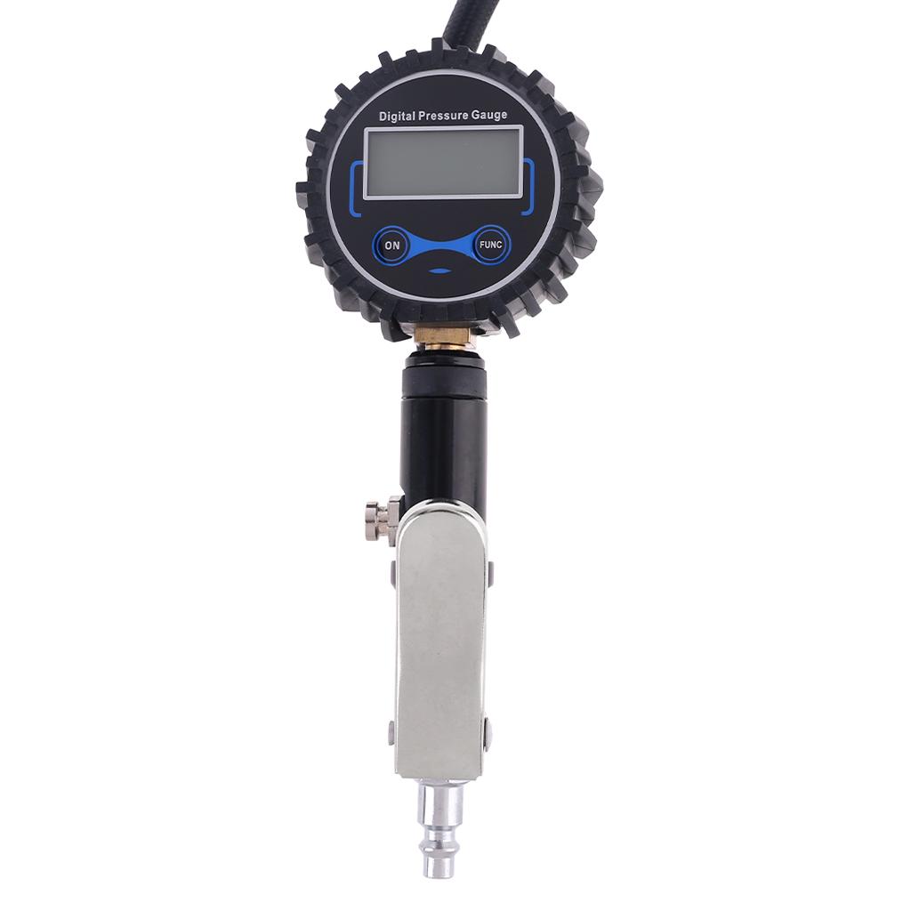 Accurate Digital Tire Inflator with Pressure Gauge 200 PSI (0.5 Res) Heavy Duty