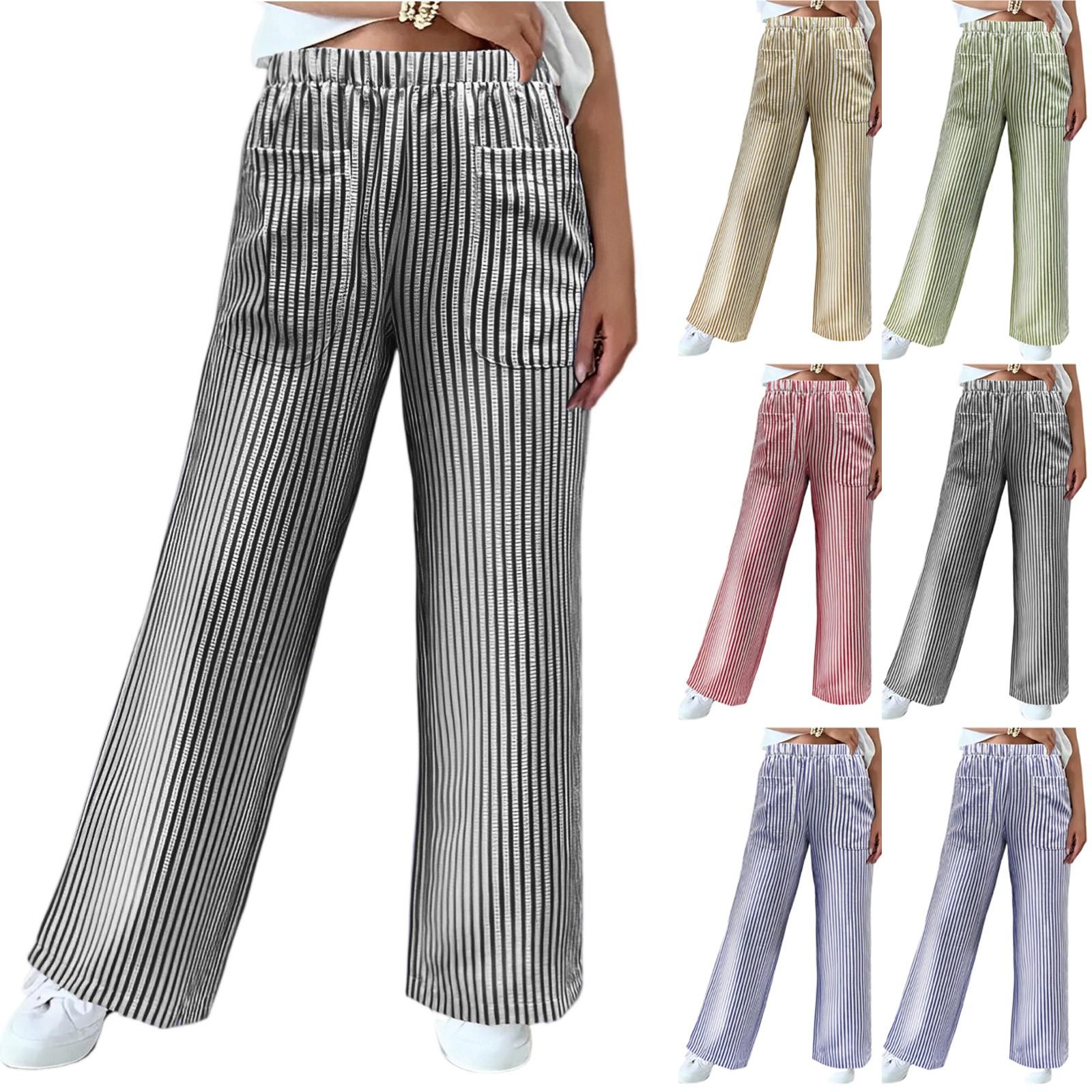 

Women s Straight Pants Fashion Casual Pants Nine Point Harlan Pants L армія зелений колір