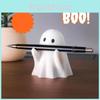 Ghost Desk Organizer Halloween Themed Resin Cute Stationery Holder For Office Use
