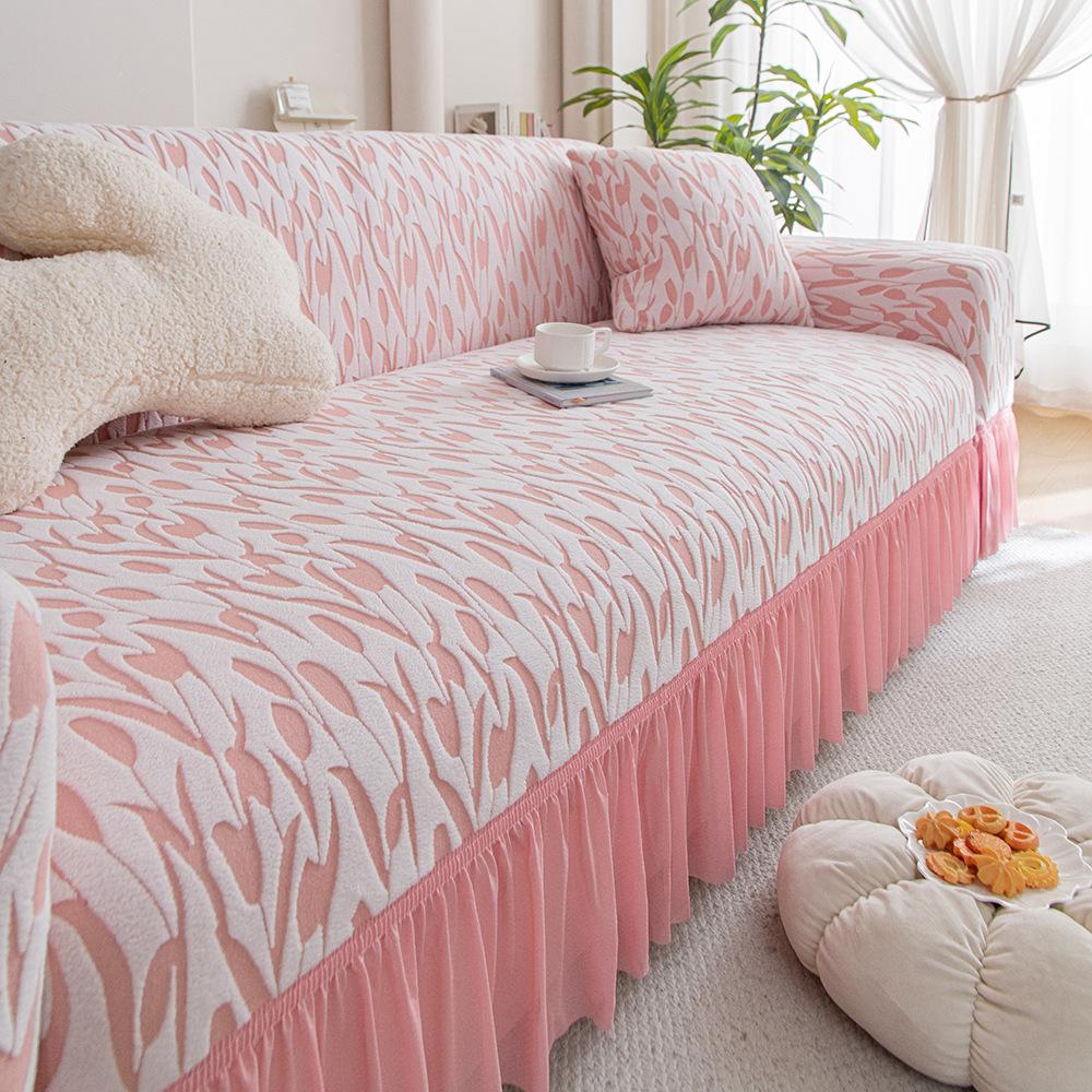 The New Sofa Cover for The Living Room Exudes A Modern Light Luxury and High End Feel and Is Suitable for All Seasons with A Full Package