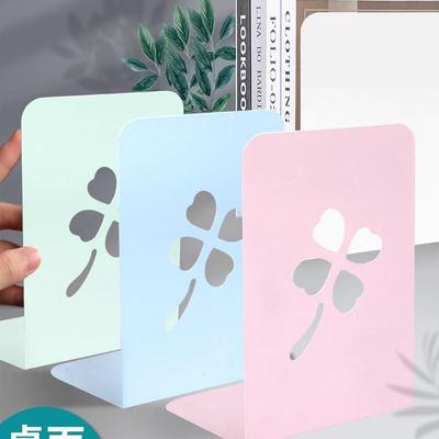 L-Shaped Bookstand Divider Clip & Bookend Desktop Organizer