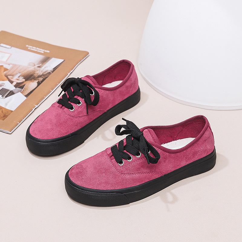 Dámské černé plátěné šněrovací nízké ležérní prodyšné skate boty