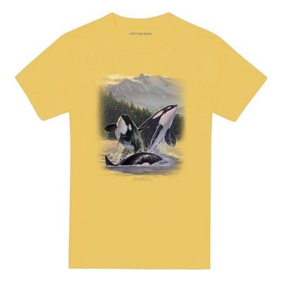 Wildlife Unisex Erwachsenen Breaching Orcas T-Shirt