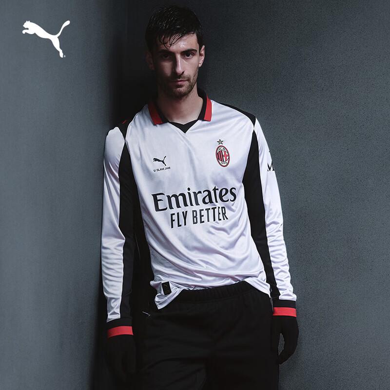 PUMA Men s AC Milan x SLAM JAM Long Sleeve Soccer T-Shirt 787637 L