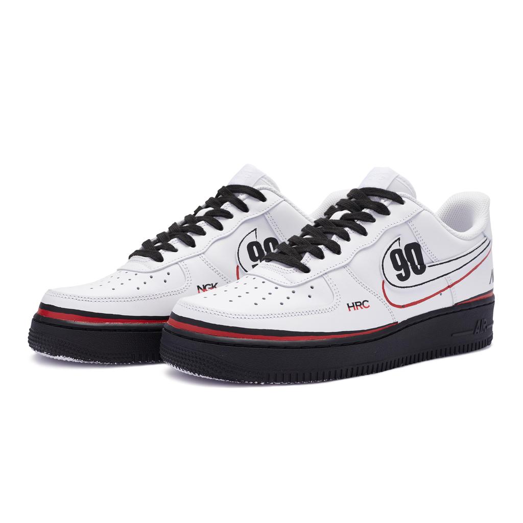 Nike Air Force 1 Low 811 Manufacturing Low top Skateboard Shoes GS Black Red White DH2920-111(Team80-90)