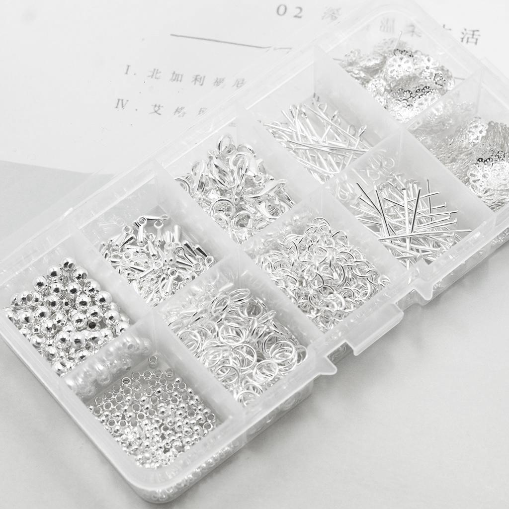 1080pcs/Box Jewelry Making Supplies Lobster Clasp Chain DIY Findings