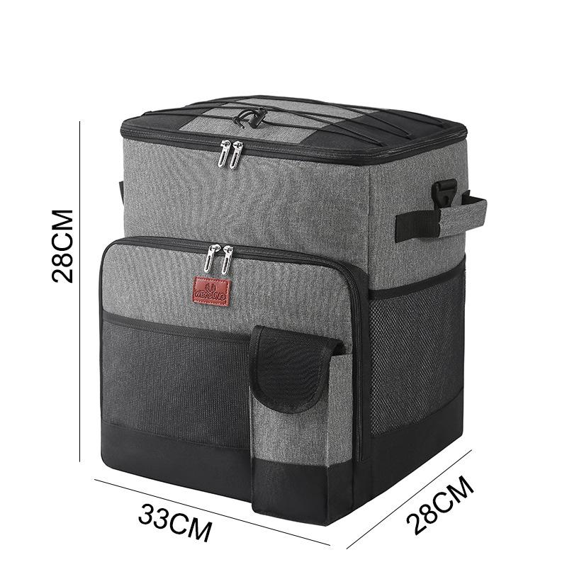 2021 Large Rolling Insulated Picnic & Food Delivery Bag with Wheels