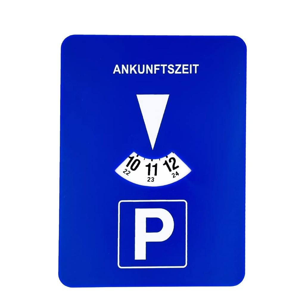 Blue Digital Parking Timer Disc Easy To Use Portable Clock Tool for Arrival Time Display Car Accessory Parking Enforcement