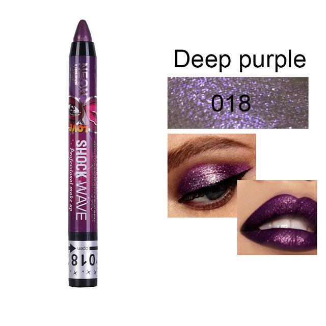 36 Colors Long -Lasting Eyeshadow Pencil Waterproof Pigment Blue Brown Black Eyeliner Pen Women Fashion Color Eye Makeup Cosmetic