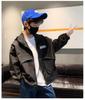 Boys' 2026 Spring Hooded Windbreaker Jacket - Trendy and Casual Sportswear for Medium to Large Kids