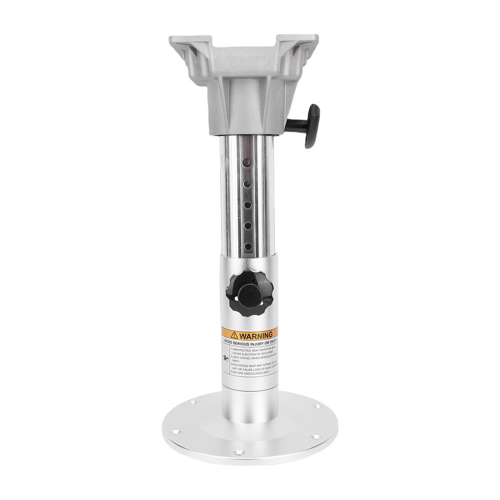 Boat Seating Pedestal 330 to 480mm Height Adjustable Aluminum Alloy Detachable Seating Base for Yacht RV Lounges