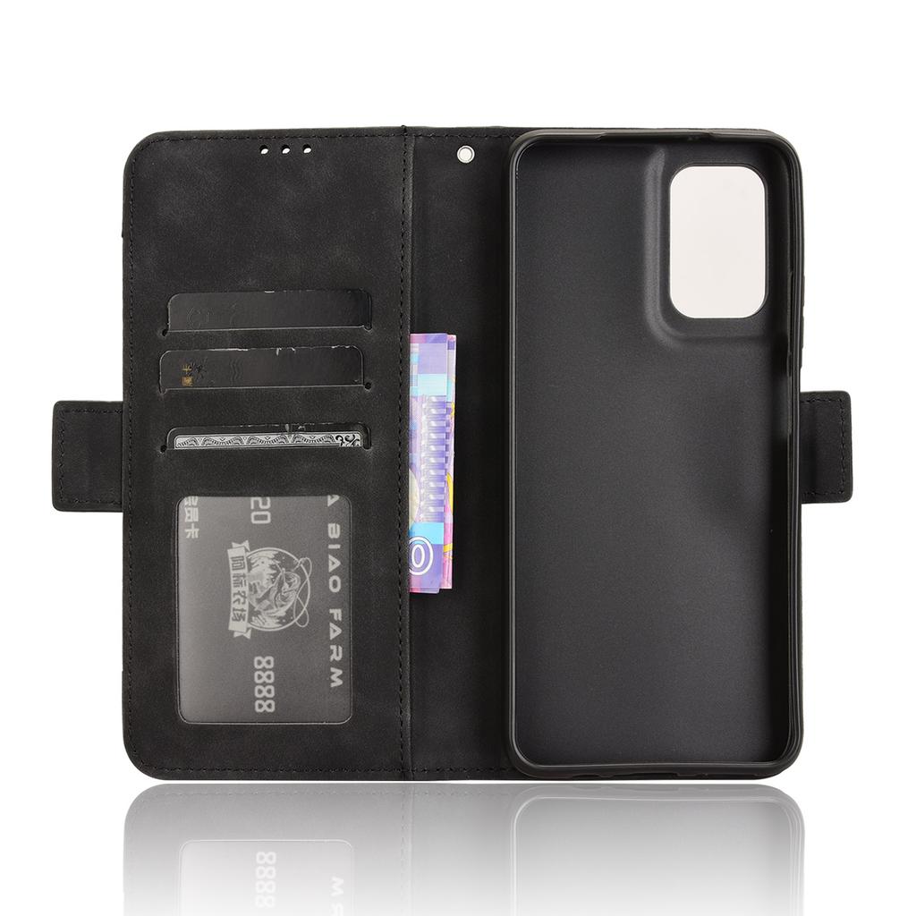 Para Motorola Moto G35 5G Funda de Cuero Cubierta Tipo Billetera para Teléfono con Múltiples Ranuras para Tarjetas