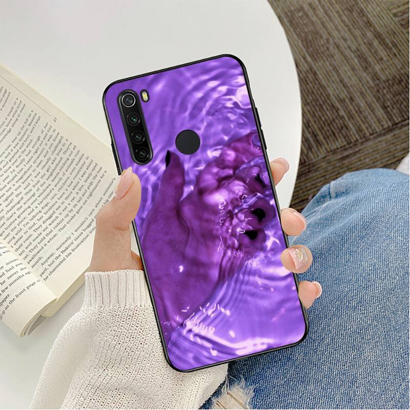 Purple Aesthetic Phone Case CaseFor Redmi Note 8Pro 8T 6Pro 6A 9 Silicone Fundas for Redmi 8 7 7A Note 5 5A Note 7 Capa