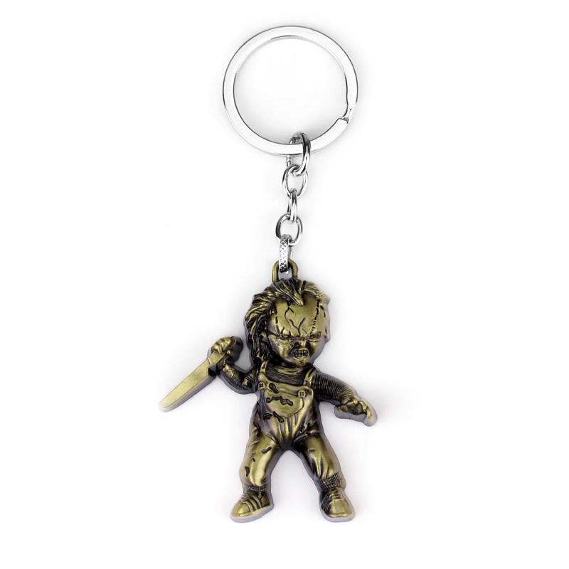 Horror Movie Child's Play Keychain Pendant Halloween Horror Party Decoration Keyring Cosplay For Men Women Backpack Jewelry