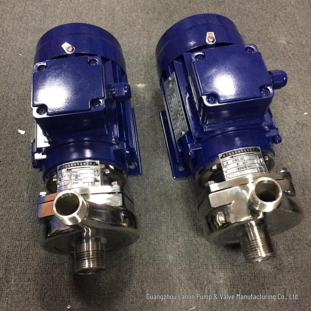 50GFX-20 Semi-Open Stainless Steel Self-Priming Food Conveying Pump