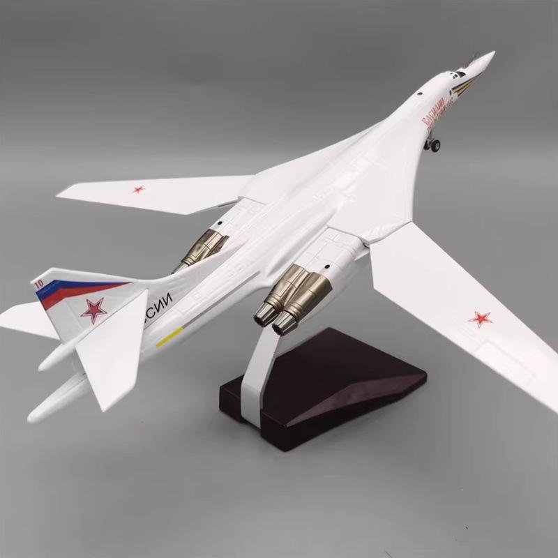 Λευκός Κύκνος Tu-160 Στρατηγικό Βομβαρδιστικό Κράμα Αεροσκάφος Stealth Μοντέλο Αεροπλάνου Μεταλλικό Μοντέλο Αεροπλάνου Μάχης Ήχος Φως Παιδικά Δώρα