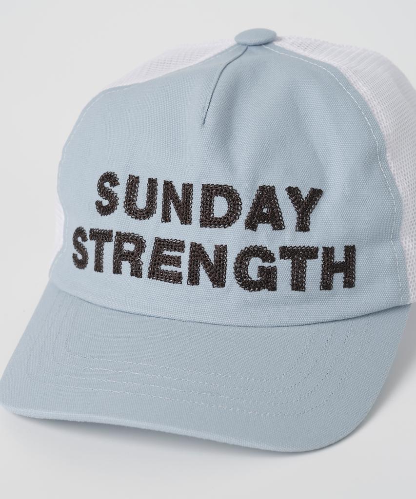 MILLO WOMEN Sunday Trucker Cap [Sky Blue]