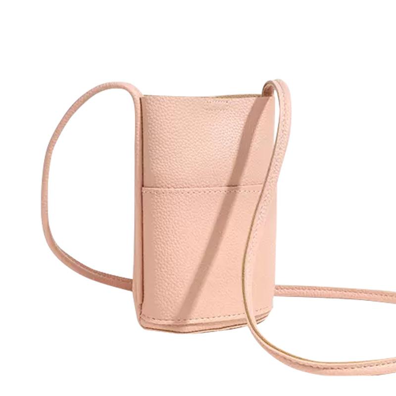Mobile Phone Bag, Women's Crossbody, New Stylish Small Bag, Summer Vertical Design, Soft Leather, Lightweight Walking and Shopping Mini Bag