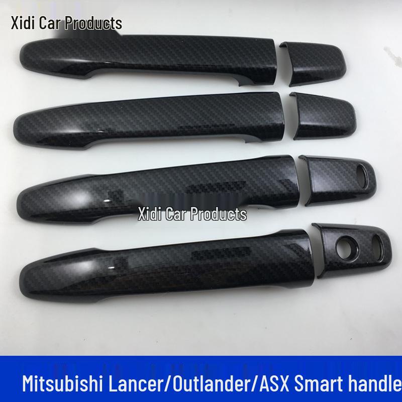 

Наклейка на дверную ручку из углеродного волокна для Mitsubishi Outlander ASX Lancer