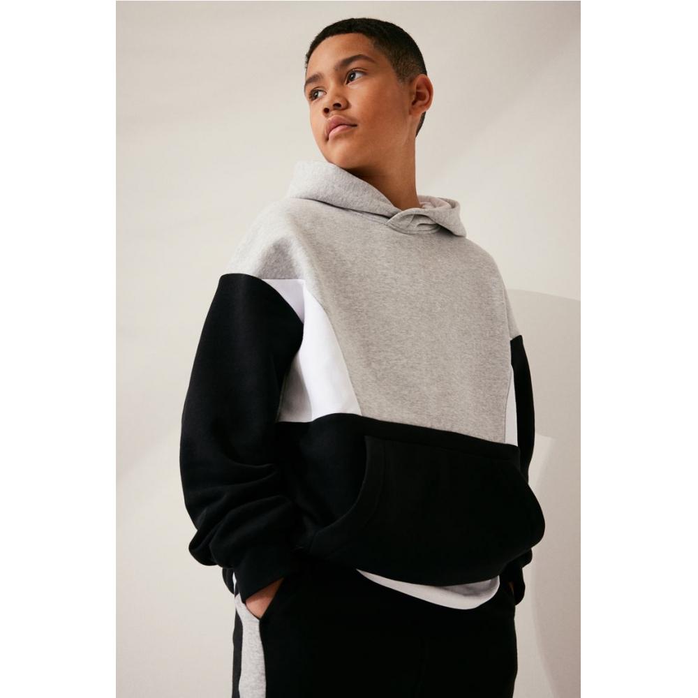 

Толстовка с узором HM, цвет черный