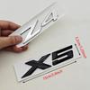 NEW 3D ABS Car Rear Trunk Emblem Badge Sticker For BMW X1 X2 X3 X5 X6 GT Z4 Glossy Black Chrome Logo Decal Styling Accessories