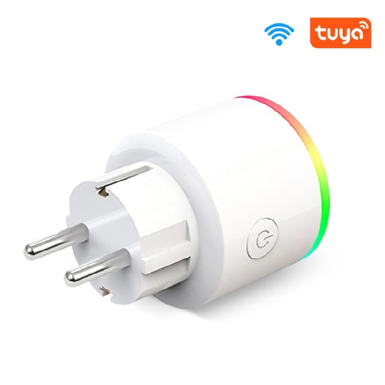 Tuya for Smart Plug EU RGB Wifi Intelligent Socket Voice&APP Control for Alexa L