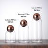 Modern Glass Coffee Bean and Tea Storage Jar with Cork Stopper