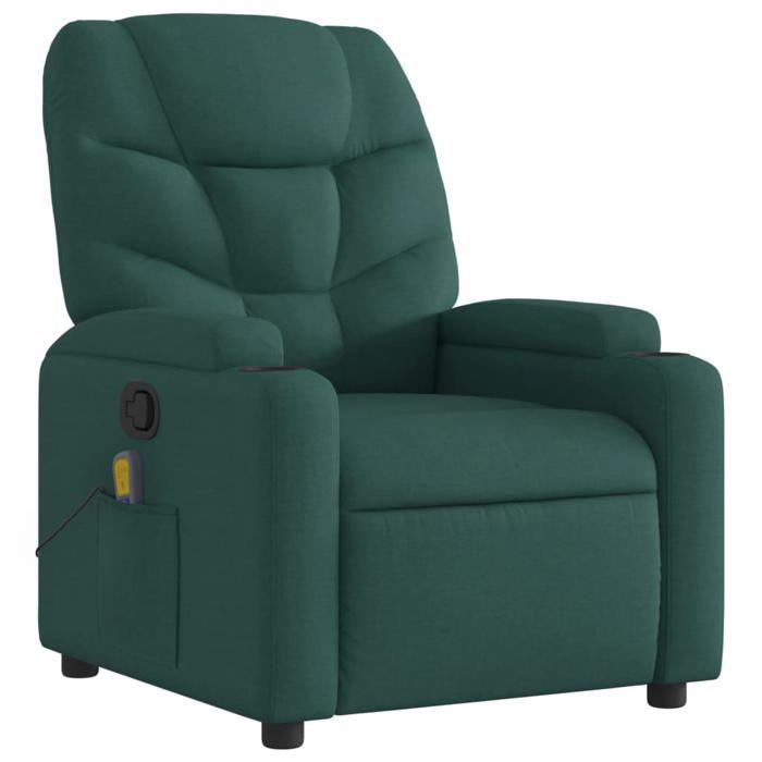 VidaXL Reclining Massage Armchair, Relaxation Chair with Cup Holders, Seat with Backrest and Armrests Living Room, 372459