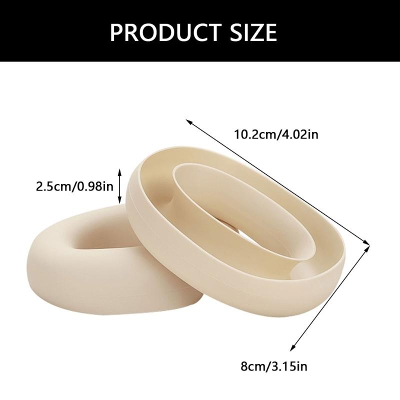 Silicone Ear Pad Cover Soft Flexible and Perfectly Fitting Ear Cushion Case for Dedicated Headset Protect Against Oil