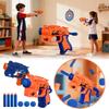 2-in-1 Soft Bullet Toy Gun Dual Foam Dart & Ball plastic Launcher Parent-child & friends Interactive Game Safe Gift for kids