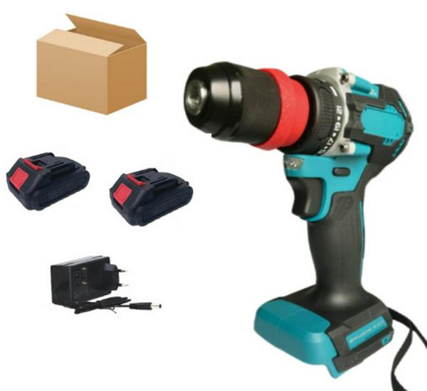 21V Detachable Brushless High-Speed Electric Drill and Screwdriver with Lithium Battery