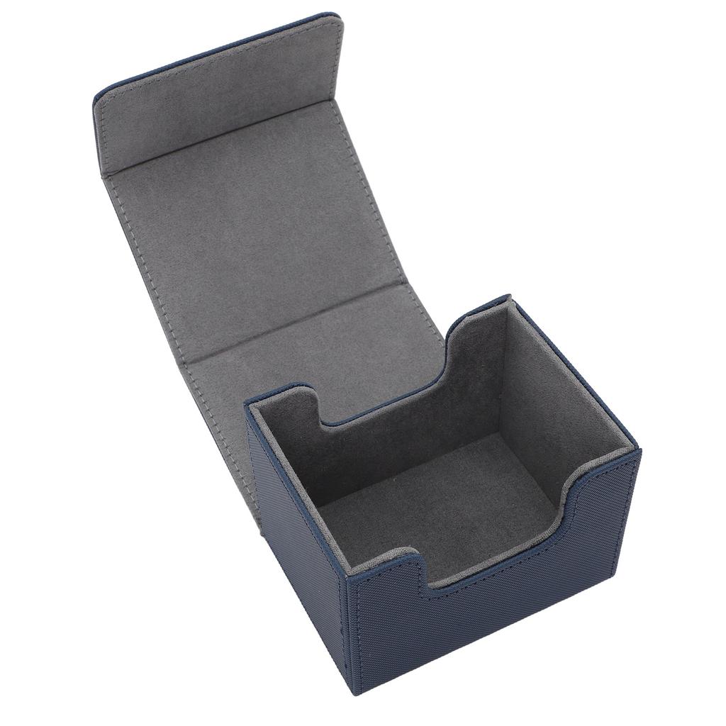 Kartendeckbox mit magnetischem Klappdeckel, große Kapazität, PU-Leder, Kartenaufbewahrungsetui für Spielkarten, Tarot