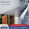 Transparent Frameless Invisible Awning for Eaves, Windows, Balconies, Doors, Charging Stations, and Water Heaters