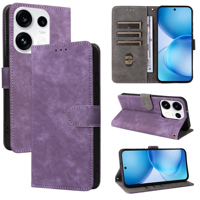 OPPO Reno 16 Wallet Phone Case with RFID Blocking Credit Card Holder, Phone Case Cover with Kickstand for OPPO Reno 16