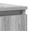 Grey Sonoma Sideboard with Drawers 100.5 x 35 x 98.5 cm