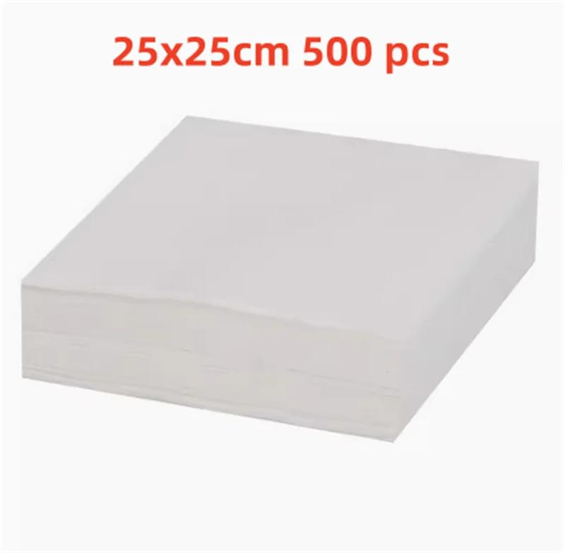 500 buc suqare rotund alb chifle de bambus pentru aburi Căptușeală din hârtie Covoraș antiaderent pentru cuptor Hârtie pentru grătar pentru grătar Hârtie de copt pentru hamburger