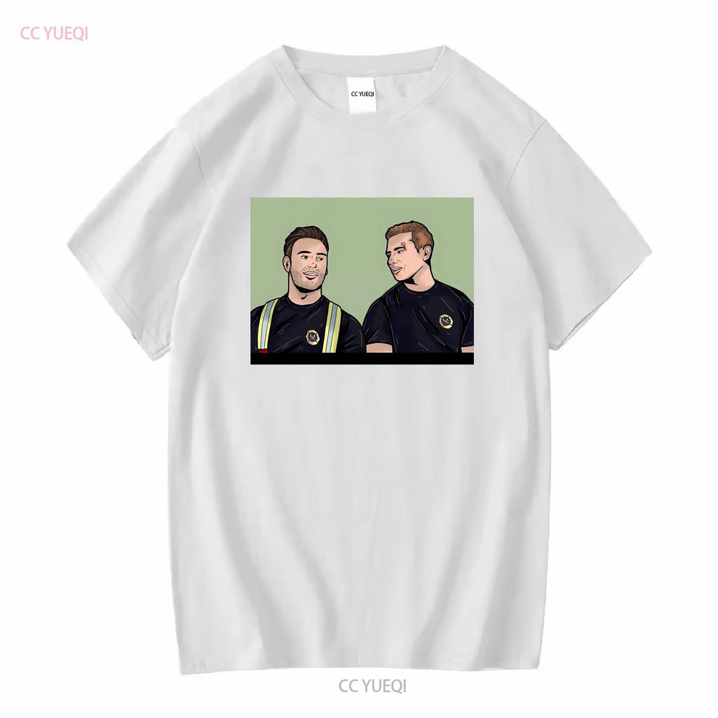 HOT SALE Buddie Evan Buck Buckley And Eddie Diaz Retro Vintage T Shirt S 5XL Vintage Washed Soft Graphic Streetwear Unisex