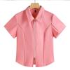 Cardigan da Donna in Cotone Slim Fit e T-shirt Casual a Maniche Corte - Stile Coreano