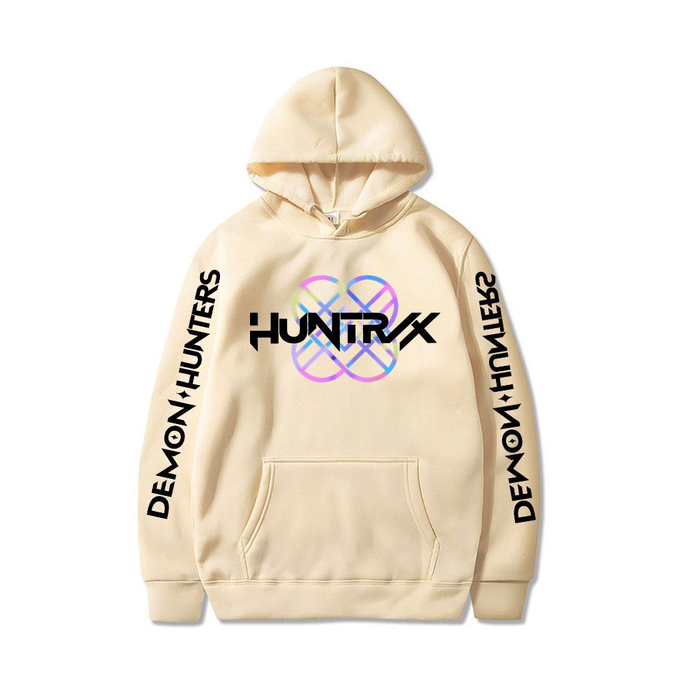 2025 Anime K-Pop Demon Hunters Hoodie Harajuku Hip Hop Pullover Tops Sweatshirt UNISEX Alphabet Sportswear Fashion Trends